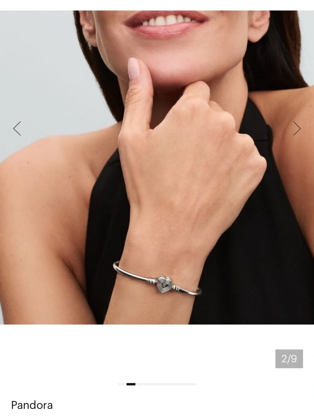 Pandora “Radiating Hearts” Bangle- NWT - Picture 8 of 9